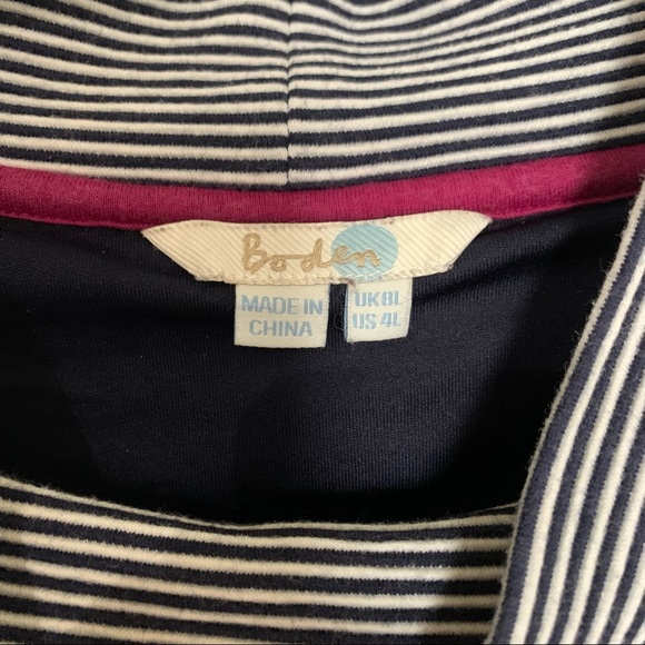 Boden women’s stripe dress; 4L; worn but in excellent condition; comfortable - Picture 3 of 5